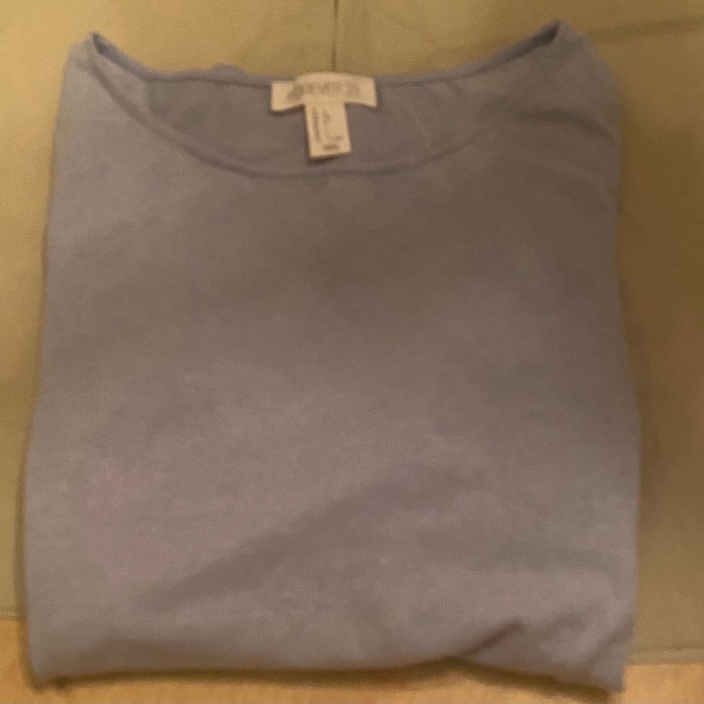 Forever21 preowned crop top Sz L blue